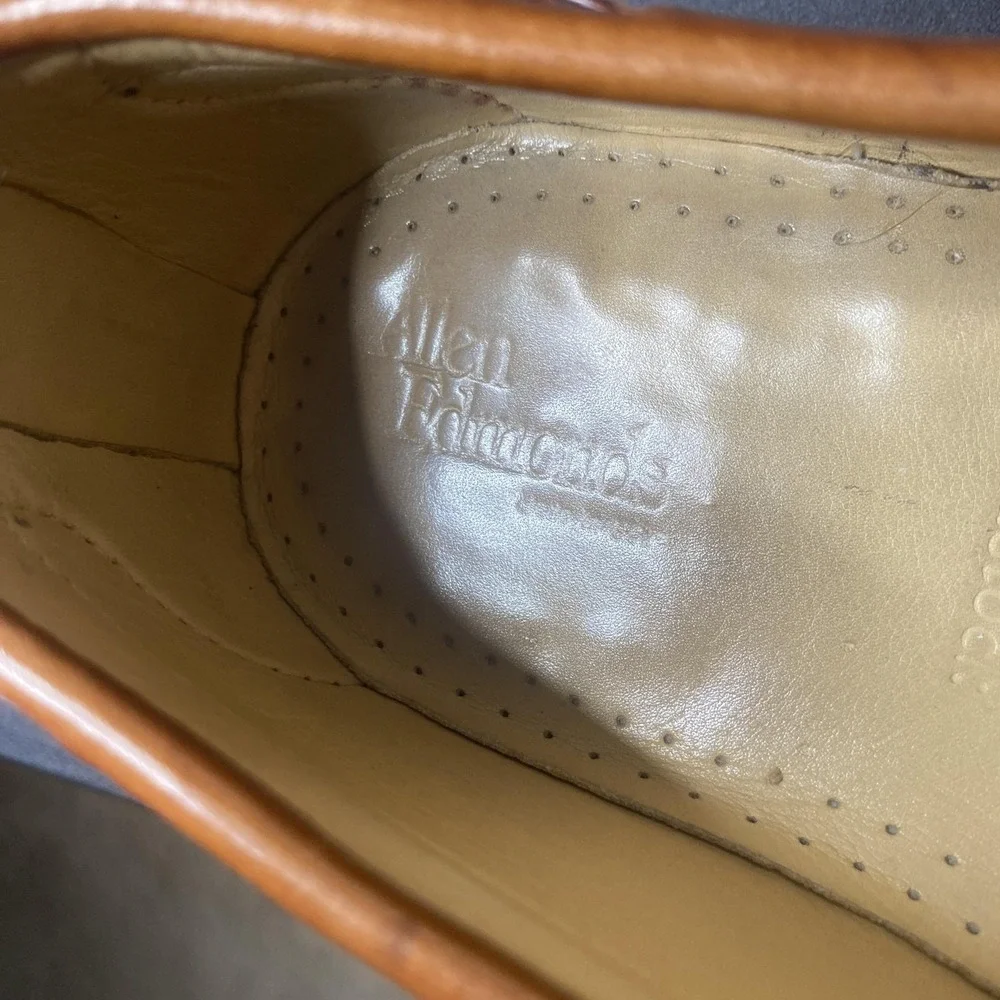 Allen Edmonds Woodstock Shoes Mens Size 10.5 D Brown Kiltie Tassel Loafers USA
